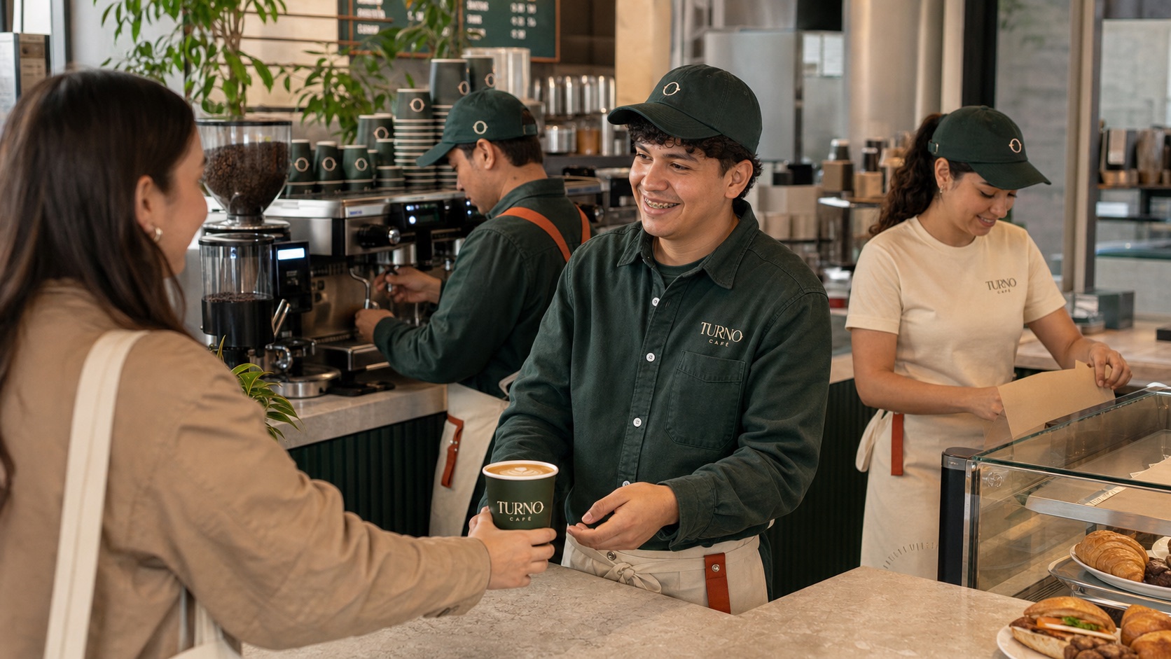 Turno Café: Visual system / Detail
